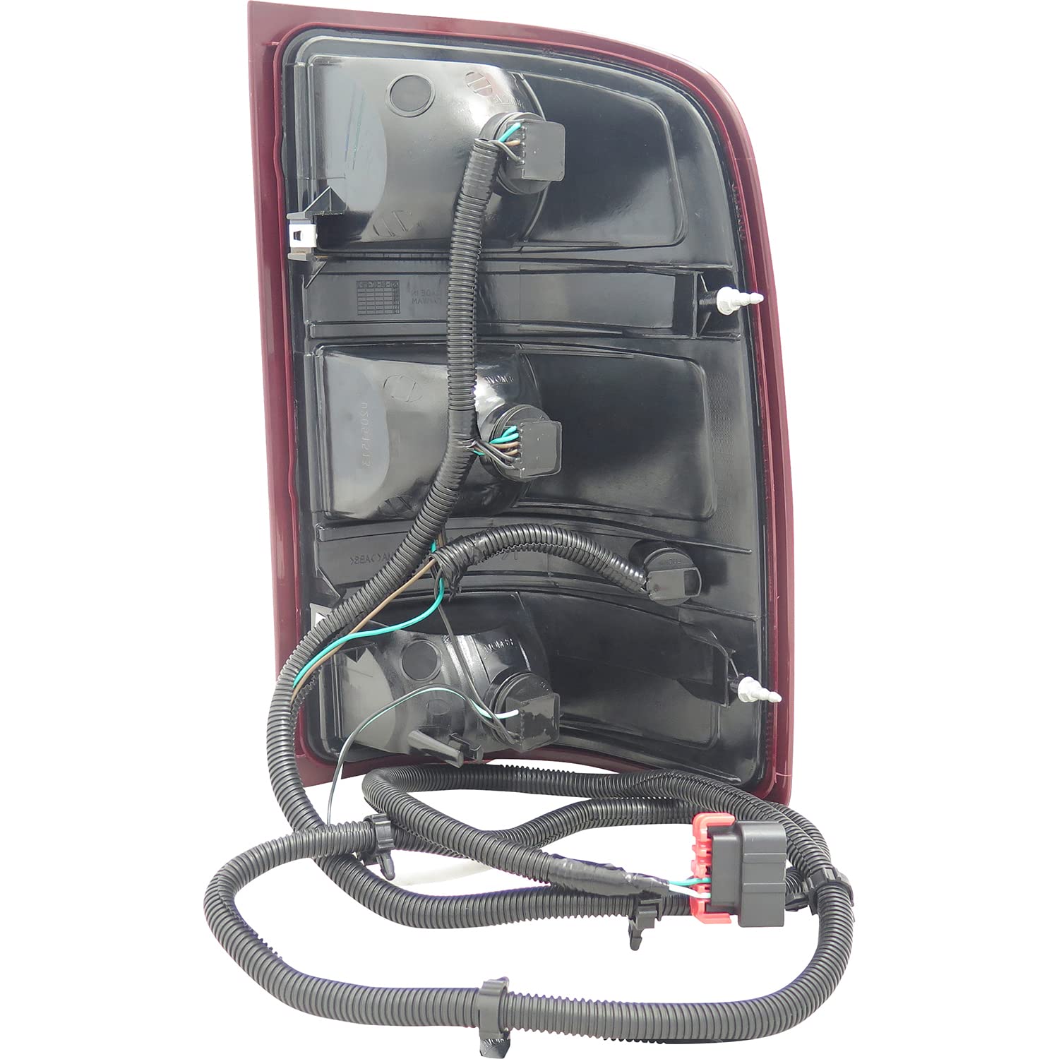 Left TYC Tail Light Assembly Compatible with 2007-2010 GMC Sierra Pickup