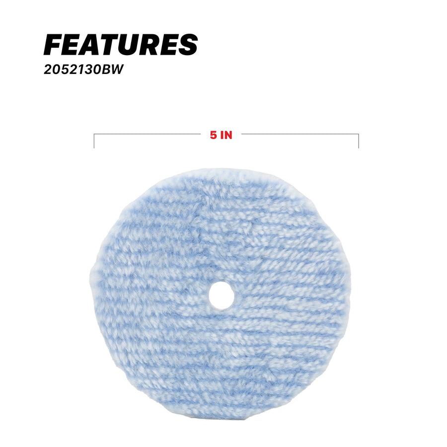 5” Maxshine Universal Synthetic Wool Cutting Pad | Durable Hook & Loop Pad for Heavy-Duty Use | Professional Buffing Pad Compatible with DA & Rotary Polishers | Paint Correction & Defect Removal