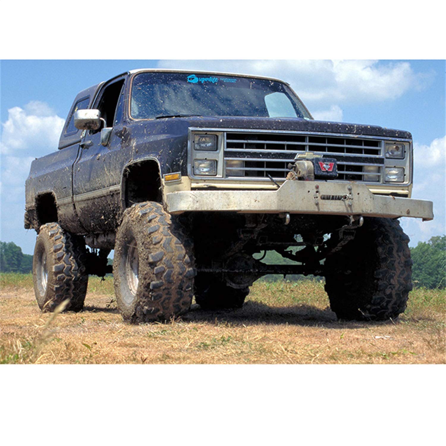 SUPERLIFT SUSPENSION RealTruck 8" Lift Kit for Suburban/Blazer/K10 | Complete Lift Kit with Front & Rear Shadow Shocks | K423 | Fits 1973-1987 Chevrolet K10; 1973-1991 Chevrolet Blazer/Suburban 4WD