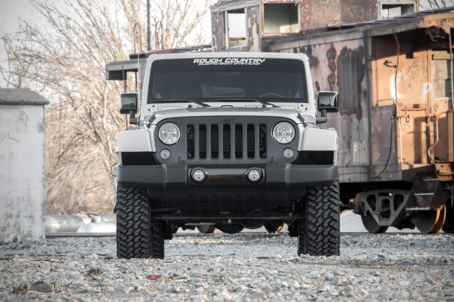 2.5" Lift Kit Rough Country for 2007-2018 Jeep Wrangler JK - 656