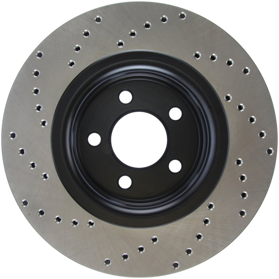 Sport StopTech 128.61112L Cross Drilled Brake Rotor (Front Left), 1 Pack