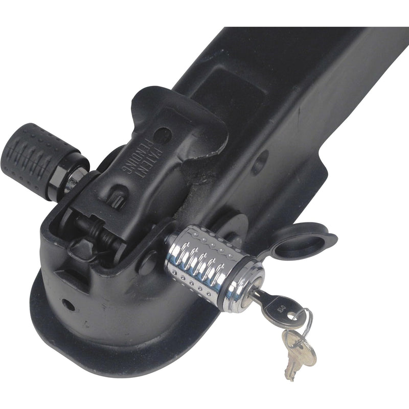 Trailer Coupler Lock Deadbolt 1/4in. Dia. with 2in. Span