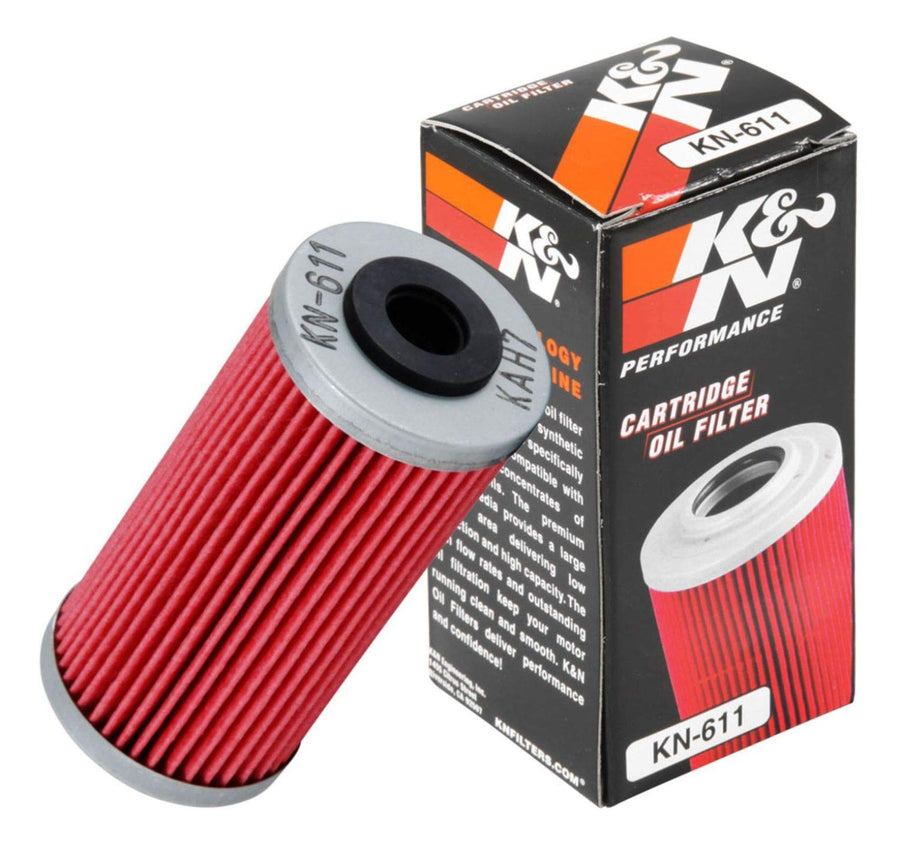 K&N Oil Filter Motorcycle: High Performance, Premium, Designed to be used with Synthetic or Conventional Oils: Fits Select Sherco, Husqvarna Vehicles, KN-611