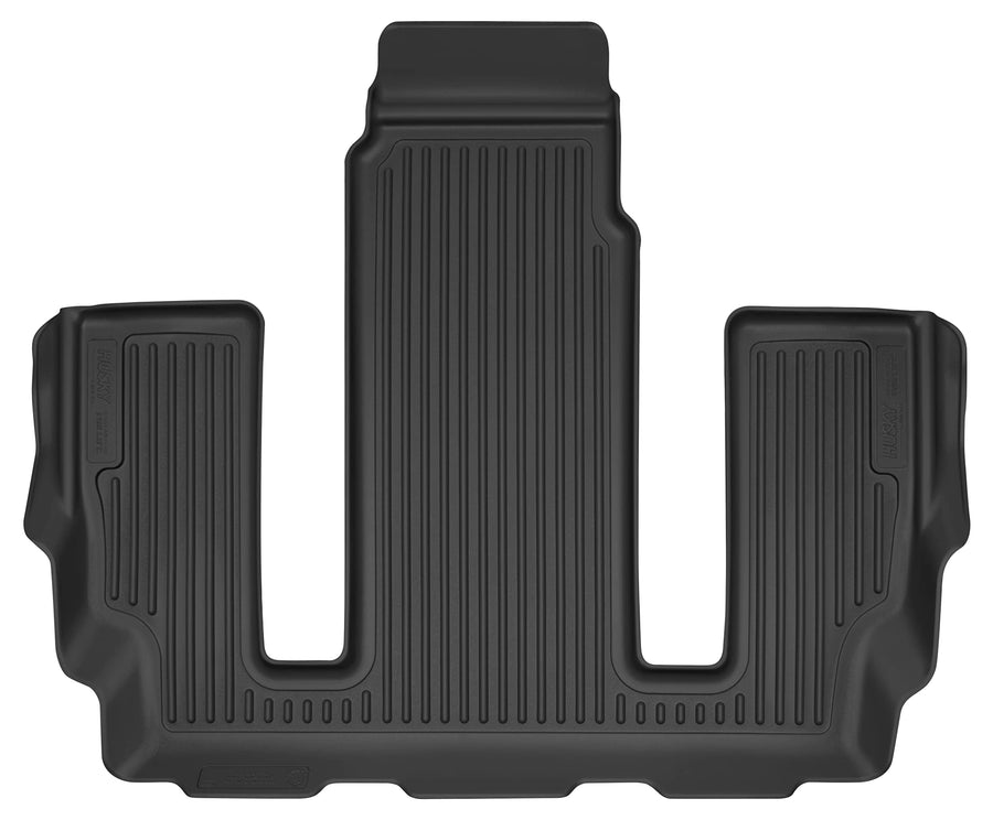 Husky Liners X-act Contour Floor Mats | 2021-2025 Jeep Grand Cherokee L Fits w/2nd Row Bucket Seats w/Open Walkway Between Seats | 3rd Row, 1-pc Black - 50601