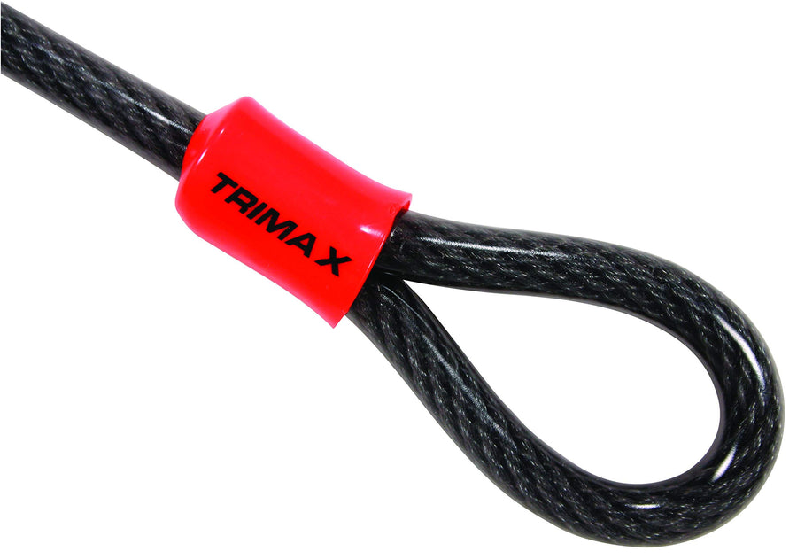 Trimax TDL3010 - Dual Loop Trimaflex Multi-Use Security Cable 30 Feet x 10mm - Commercial Grade Security Cable for Equipment, ATVs, Motorcycles, More