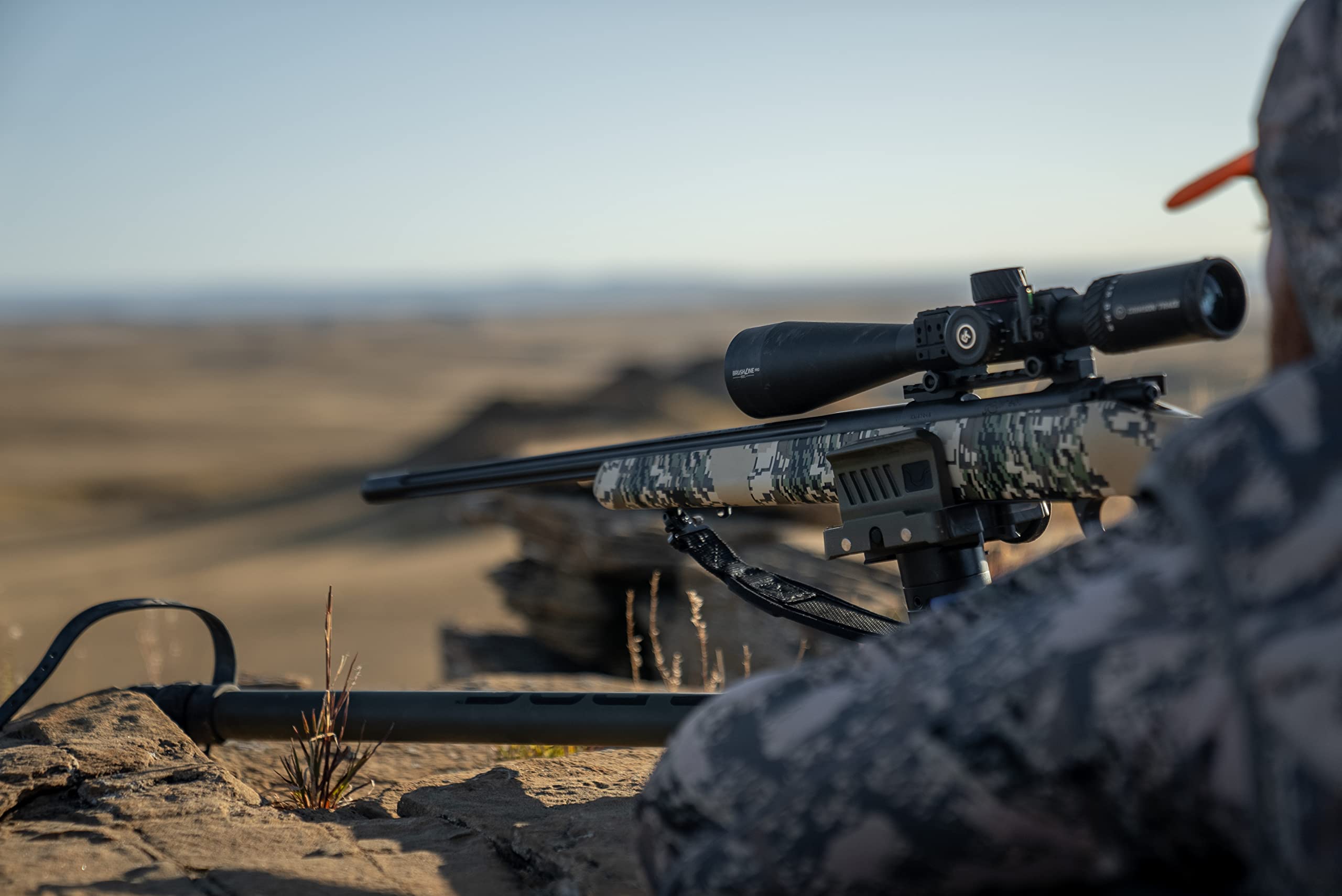 DeathGrip BOG Infinite Aluminum Tripod with Heavy Duty Construction, 360 Degree Ball Head, Quick-Release Arca-Swiss Mount System, and Optics Plate for Hunting, Shooting, Glassing, and Outdoors