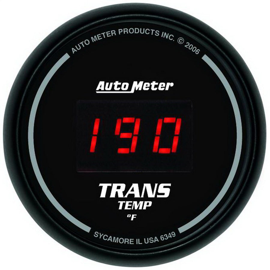 Auto Meter Sport-Comp 6349 Digital Transmission Temperature Gauge