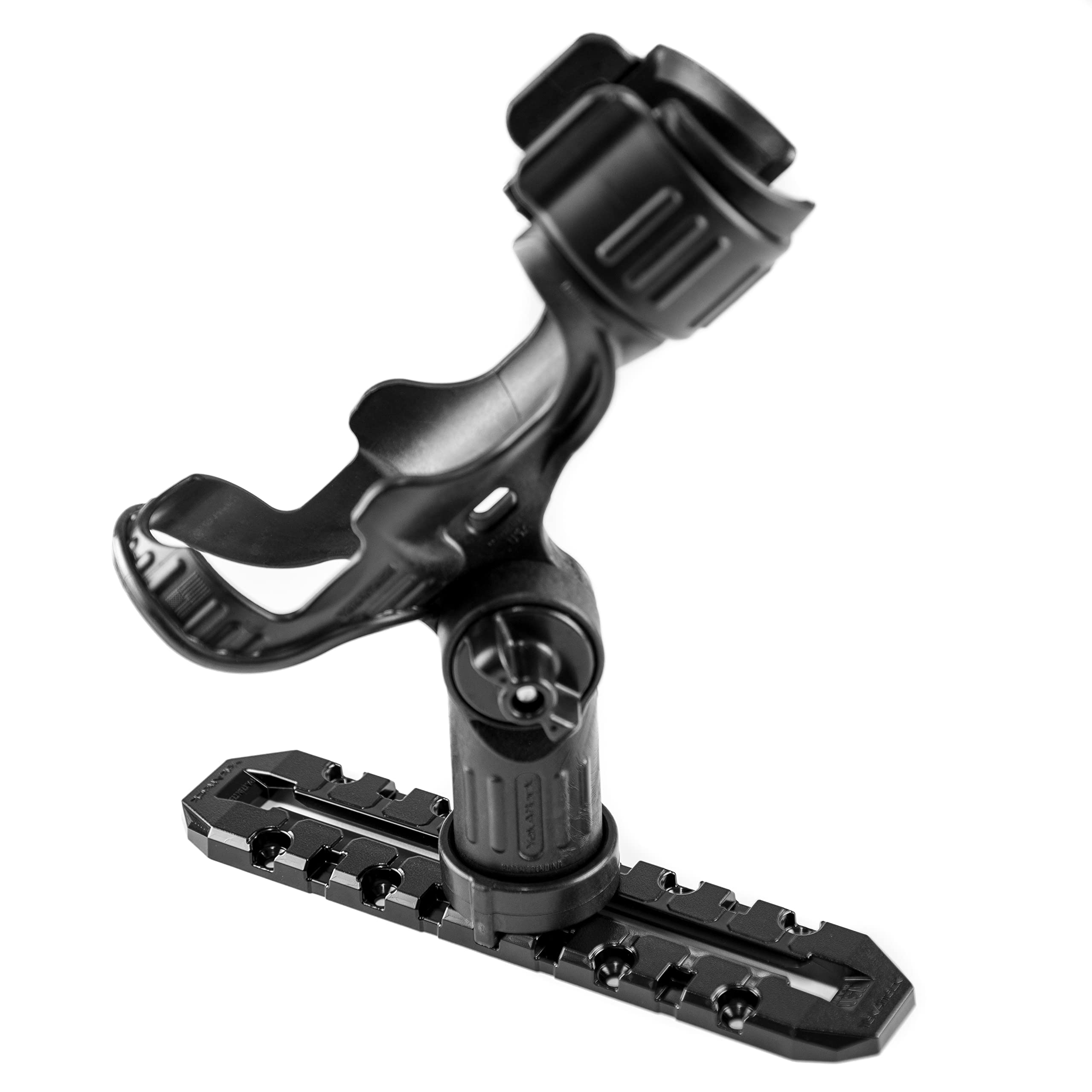 YakAttack MightyMount XL 9” GridLoc Track Mount | Kayak Rail Accessory with Hardware | Compatible with BlackPak Pro & Kayak Track Systems | Durable 7.5” Usable Length Gear Mount | Made in USA