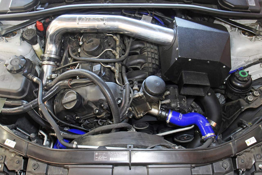 3-ply HPS Blue Reinforced Silicone Radiator + Heater Coolant Hose Kit 57-1860-BLUE