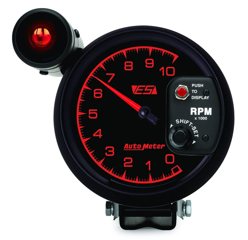 Auto Meter 5" 10000 RPM ES Shift-Lite Tachometer