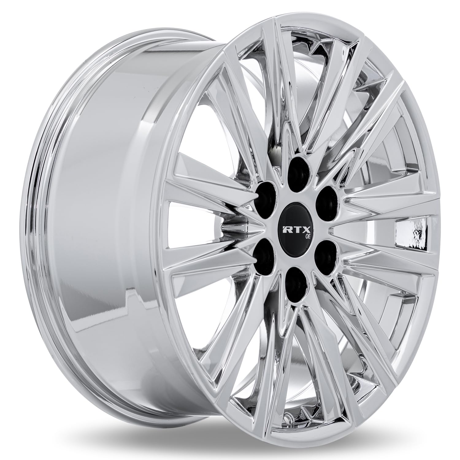GM-01 RTX Custom Wheel - 20x9, 25 Offset, 6x139.7 Bolt Pattern, 78.1mm Hub - Chrome PVD Rim