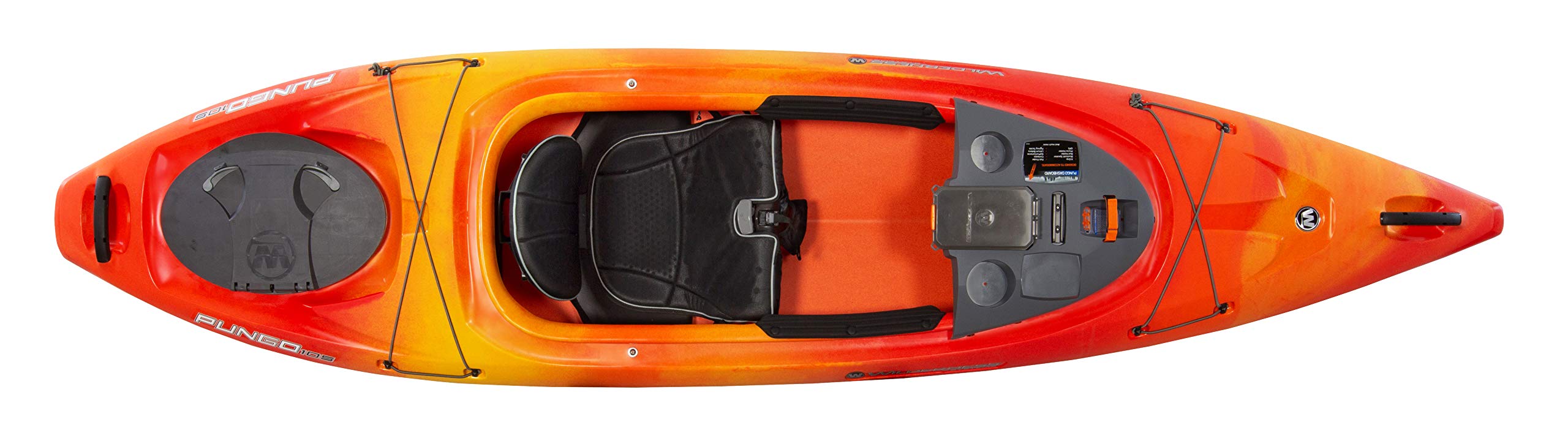 Pungo 105 Wilderness Systems Recreational Kayak - Sit Inside - Phase 3 Air Pro Comfort Seating - 10.6 ft - Mango