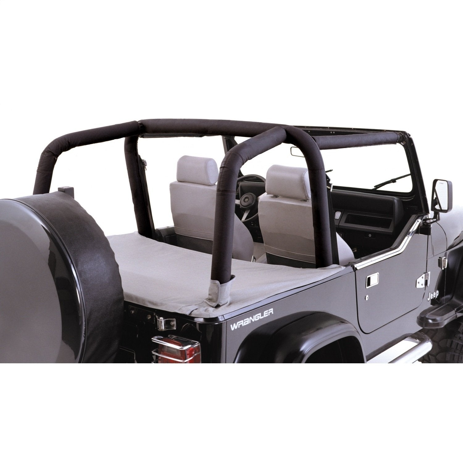 Rugged Ridge Roll Bar Cover Kit 13612.15, Full; 97-02 Jeep Wrangler TJ