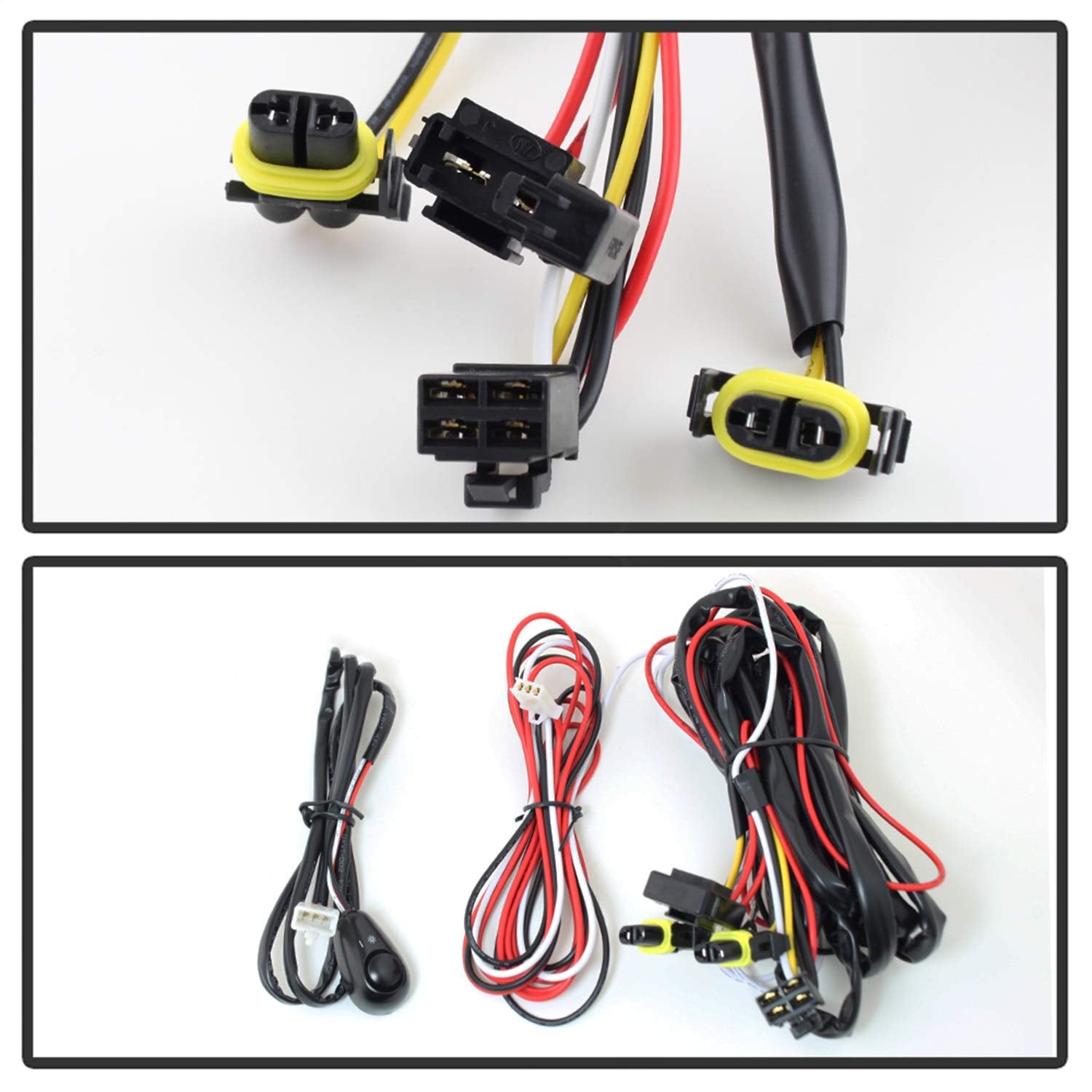 Dodge Ram 2013-2018 Spyder 9040887 1500 Only OEM Style Fog Lights With Universal Switch- Clear