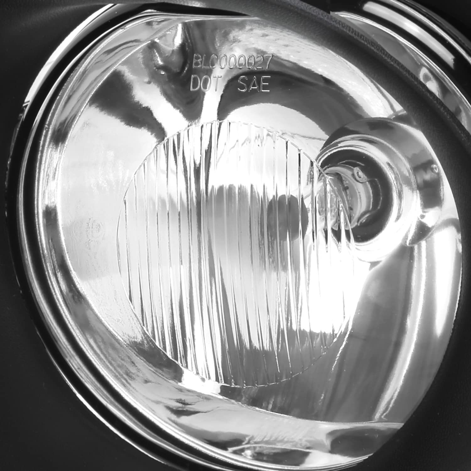 Clear Spec-D Tuning Front Bumper Driving Lamps Fog Lights Compatible with Dodge Ram 1500 2500 3500 2002-2008 L+R Pair Assembly