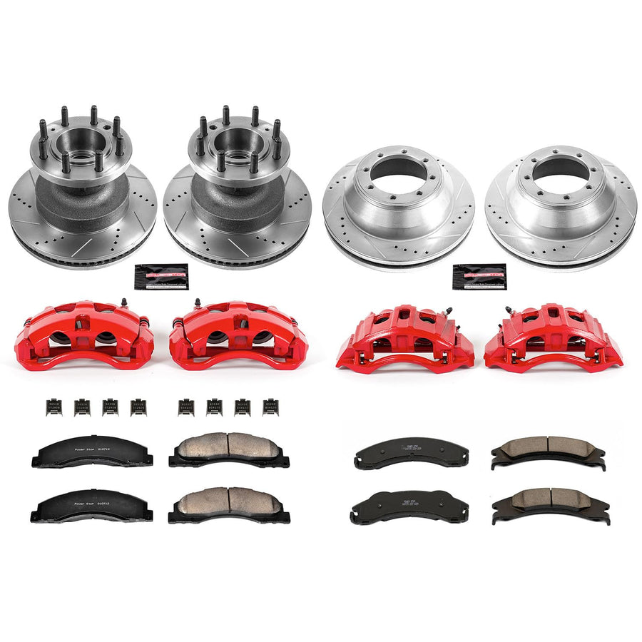 Z23 Power Stop Front and Rear Evolution Sport Brake Kit (with Calipers)