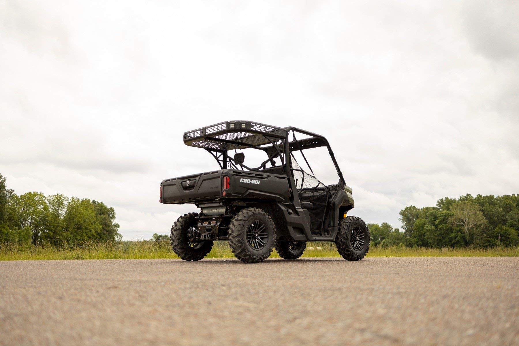 Rough Country Cargo Rack Rear for Can-Am Defender (2017-2025) - Bolt-on Over-Bed Storage