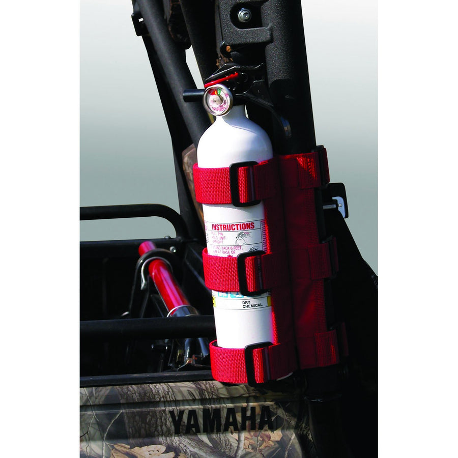 Fire Extinguisher Holder Rugged Ridge | Red, Nylon | 63305.20 | Fits zNONE