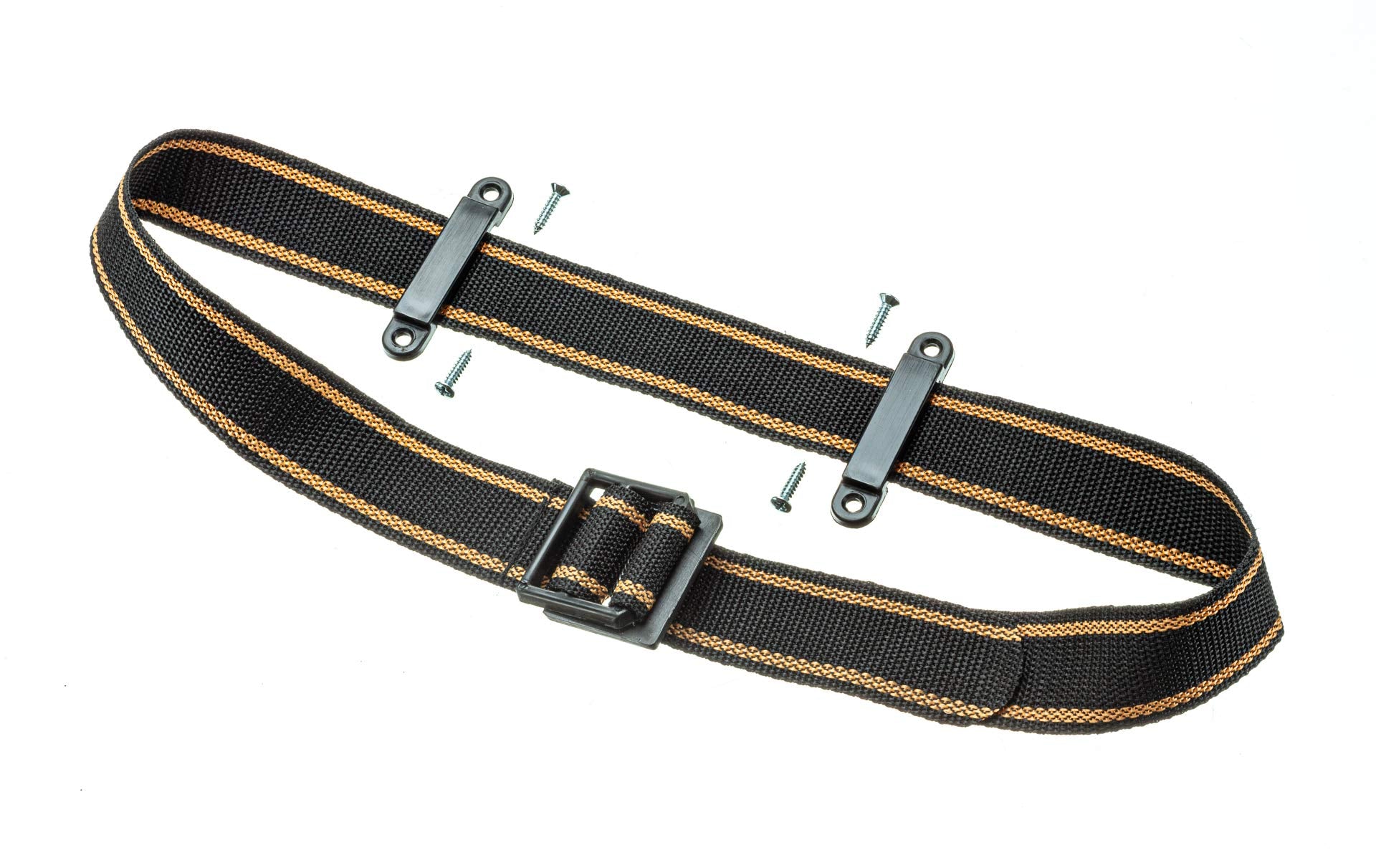 Battery Box Hold-Down Strap Kit Attwood 9013-3 — Medium, Strap with Firm-Grip Buckles, Footman Clamps, Screws Included