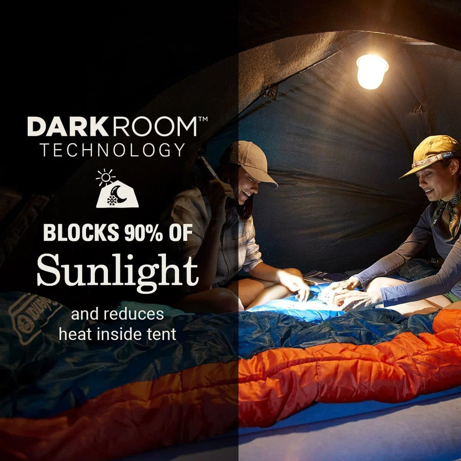 Coleman Camping Tent Skydome with Dark Room Technology, 4 Person with Screen Room
