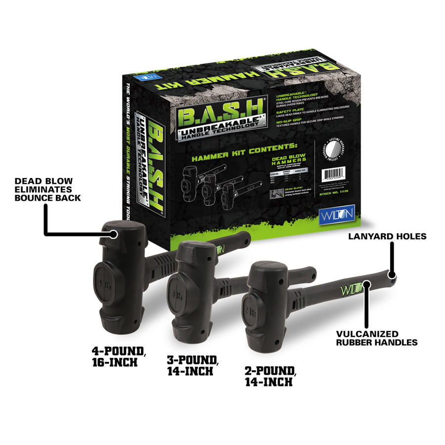B.A.S.H Wilton Dead Blow Hammer Kit (11113)