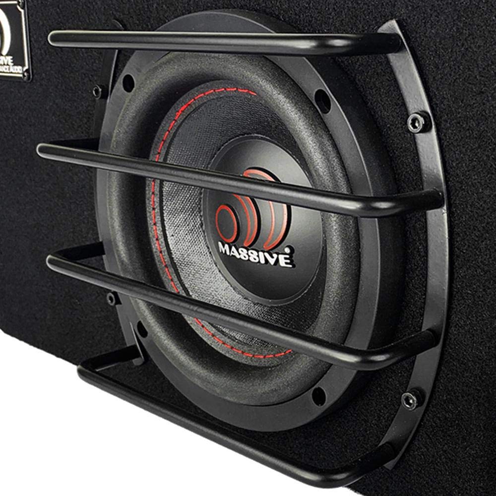 GRILL6 Massive Audio 6.5-Inch Subwoofer Grill | Deep-Set Anodized Steel Protective Speaker Cover - Heavy-Duty Mesh Guard for Car Audio – Universal 6.5" Sub Protection