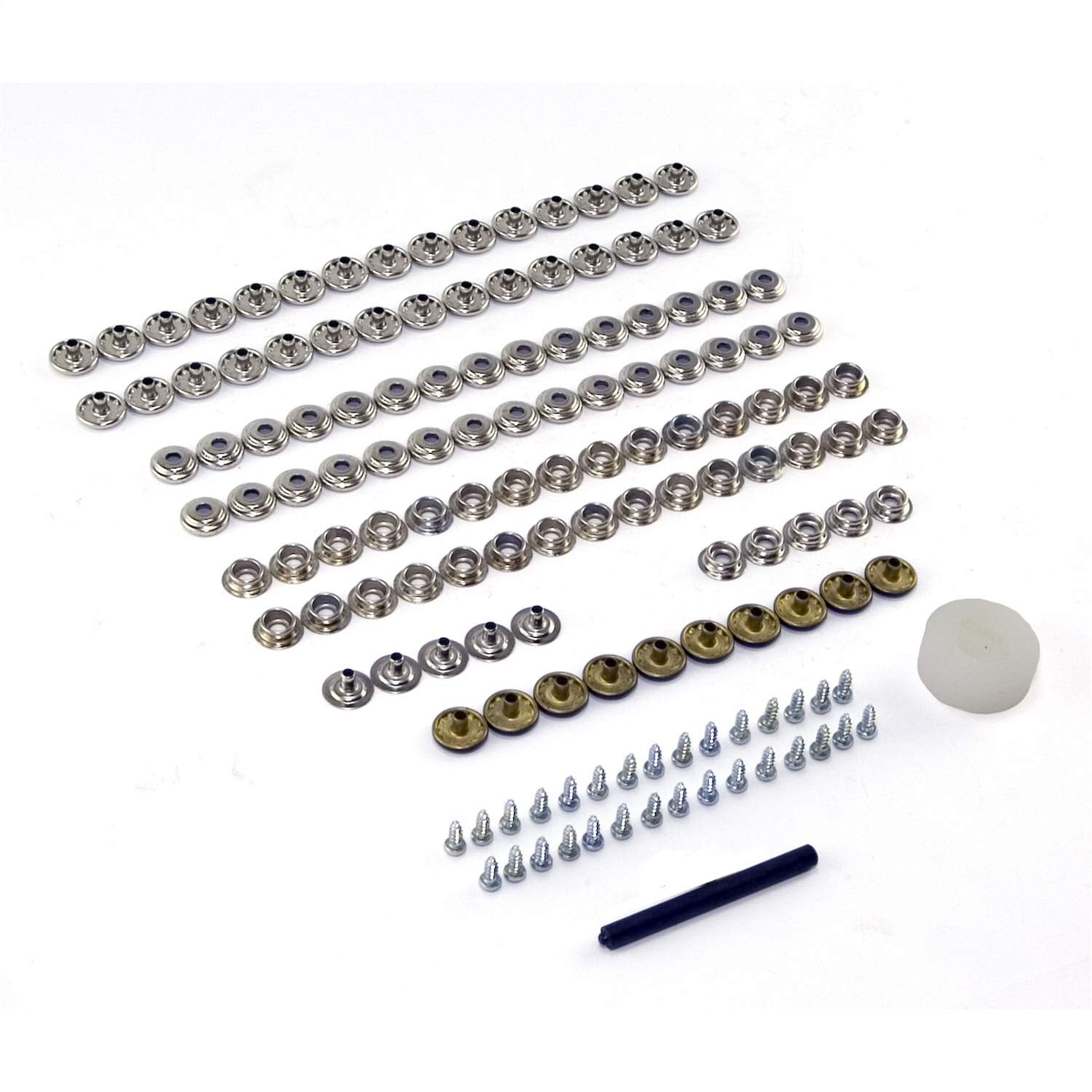 93002 | Omix-Ada | Soft Top Snap Kit | Fits 1955-1986 Jeep CJ5 / CJ7 / CJ8
