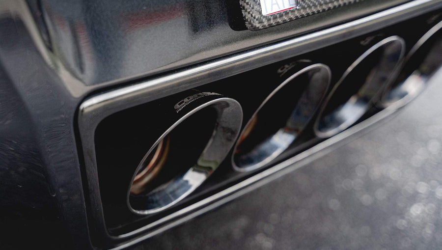 Corsa - Quad 4.5in Black PVD Pro-Series Tip Kit 2014-2019 Chevrolet Corvette (For Corsa - Exhaust Only) (14778BLK)