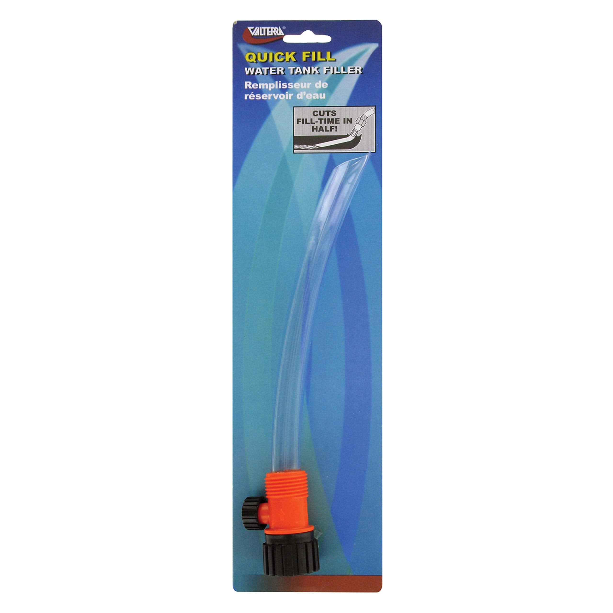 Quick Fill Valterra A01-0031VP Pigtail with Shut-Off - Clear