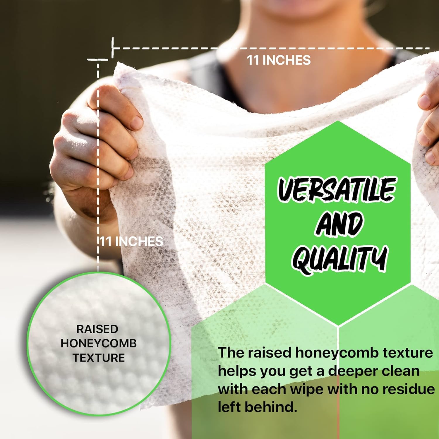 The Body Wipes Klean Freak - 12 count Individually Wrapped | Showerless Body Wipe for Women & Men | Sustainable Bodywipes for Gym, Travel, Camping | Tea-Tree