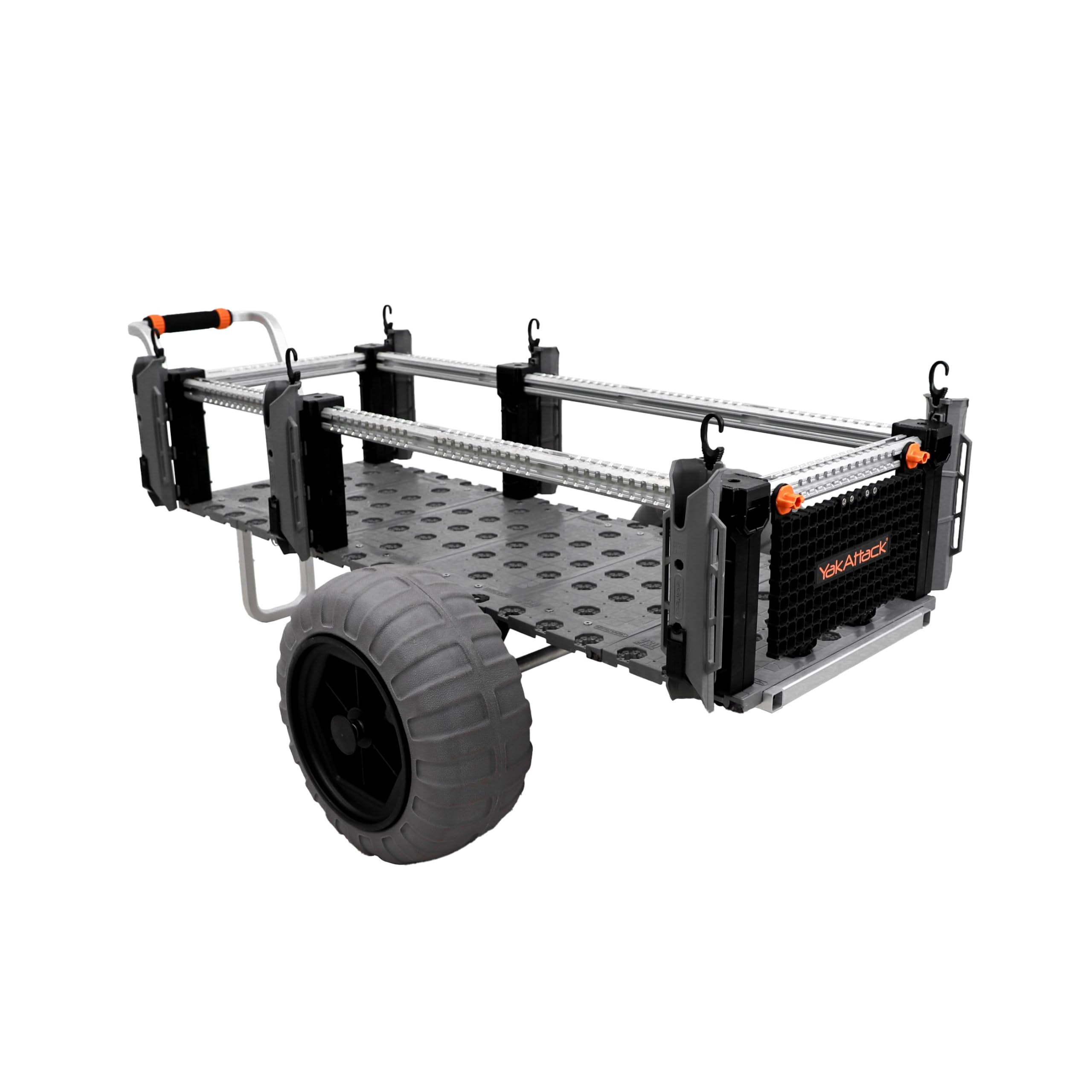 SandRig YakAttack Surf Beach Cart | Heavy-Duty 20” x 54” Gear Hauler with 16” Balloon Tires | Adjustable Design for Fishing, Camping & Beach Trips | High-Capacity, Rust-Resistant Aluminum Frame