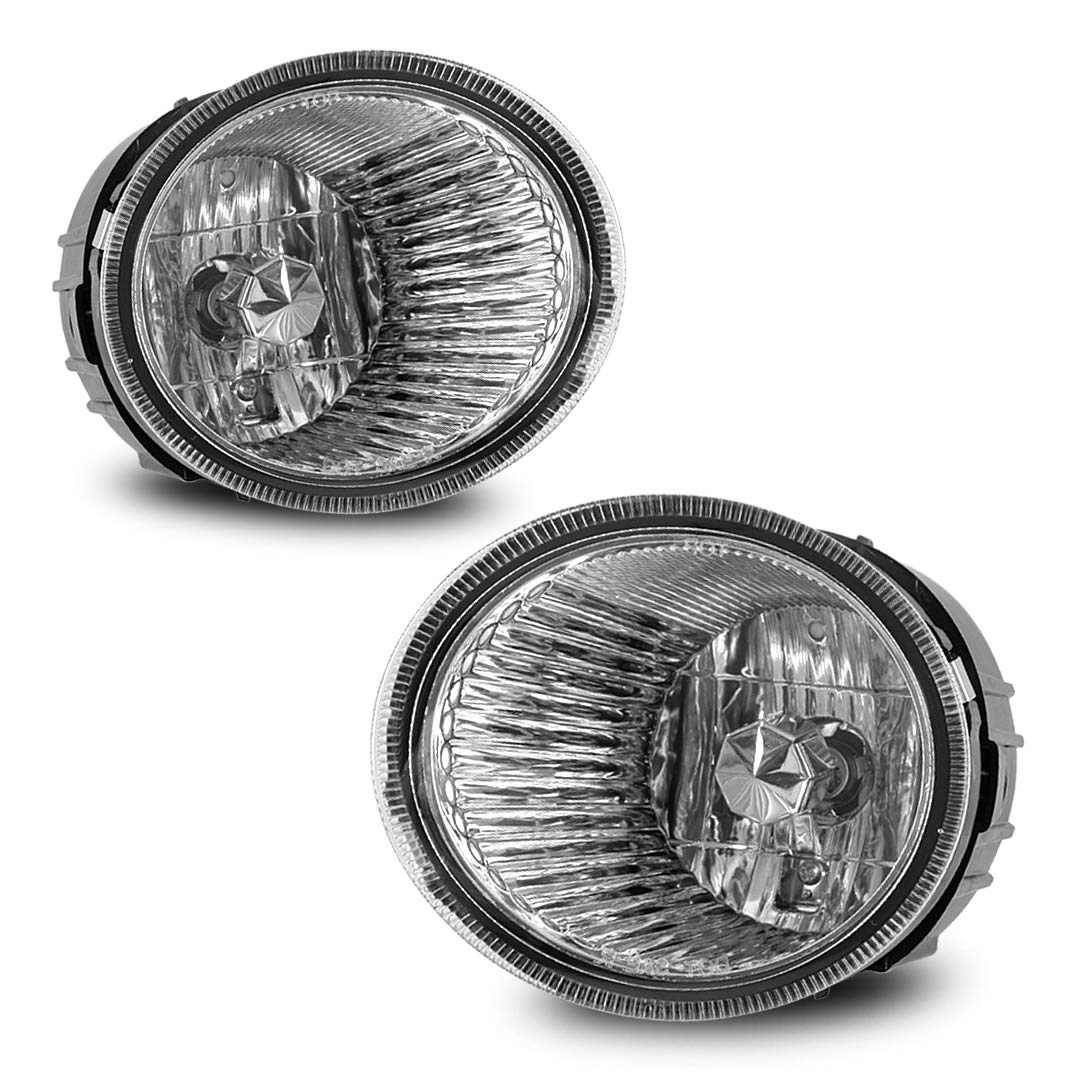 Winjet WJ30-0558-09 Fog Light Replacement Pair 2013-2016 Subaru Outback Left & Right Driver Passenger Side OE Fitment Bulbs Included - Clear Lens