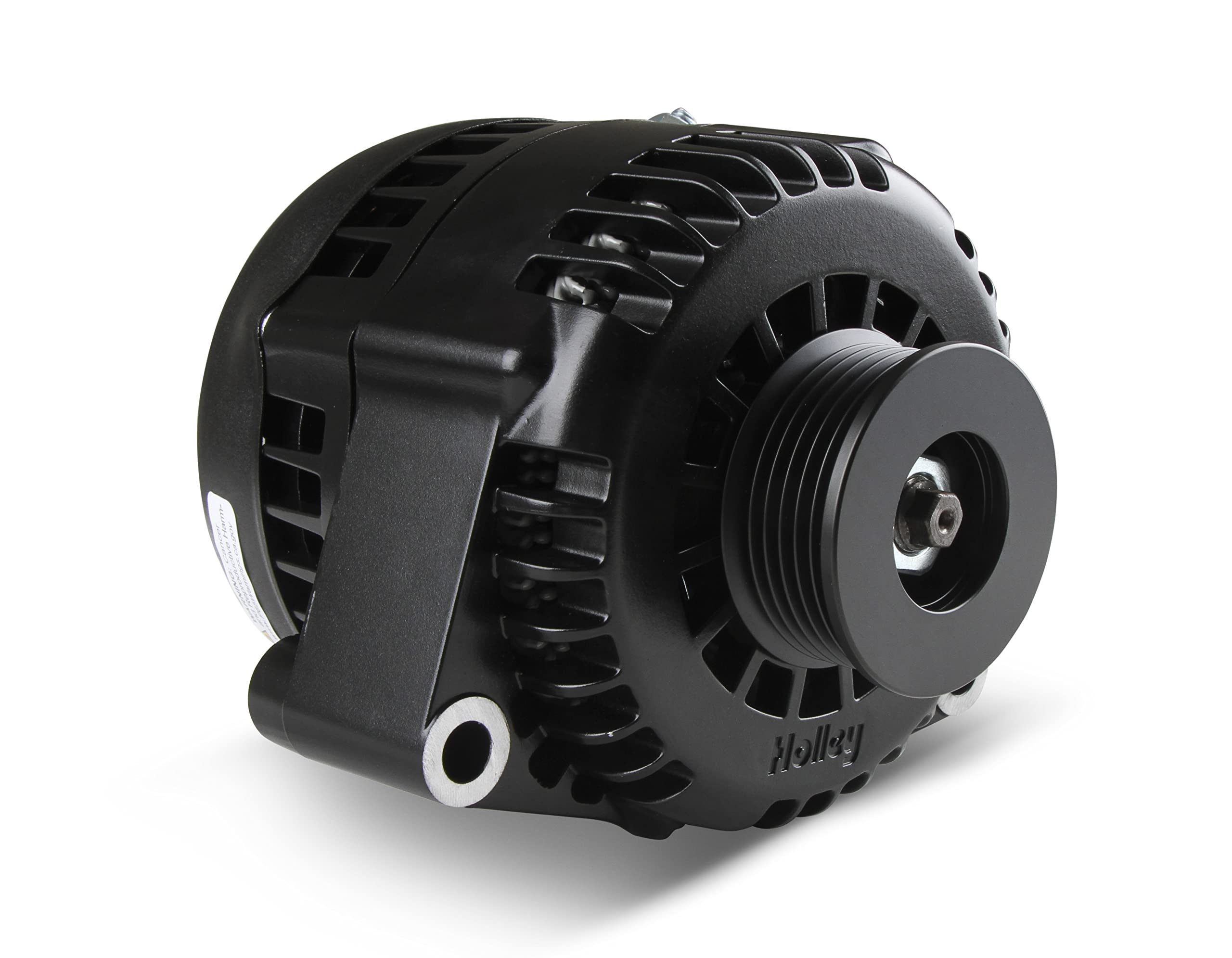 Holley Complete LS Swap Front Accessory Serpentine Drive System | Mid-Mount with Water Pump, Alternator | Gen III/IV 4.8/5.3/LS1/LS2/LS3/LS6 Black Finish 20-187BK