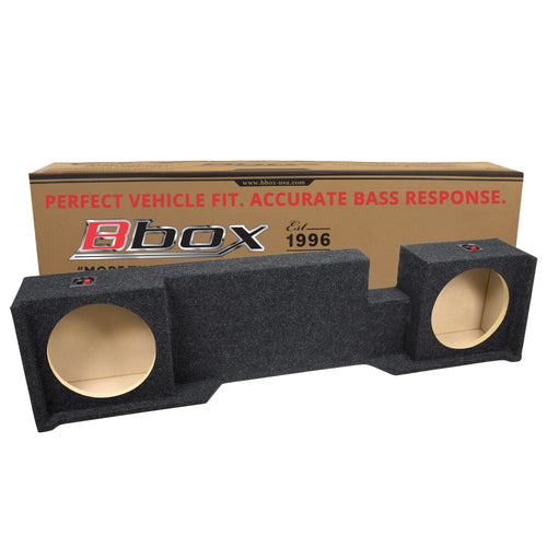 Dual Sealed Bbox 10 Inch Subwoofer Enclosure - Accu-Tuned Sealed Subwoofer Boxes & Enclosures - Subwoofer Box Improves Audio Quality, Sound & Bass - Fits 2004 - 2008 Ford F150 Super Crew / Super Cab