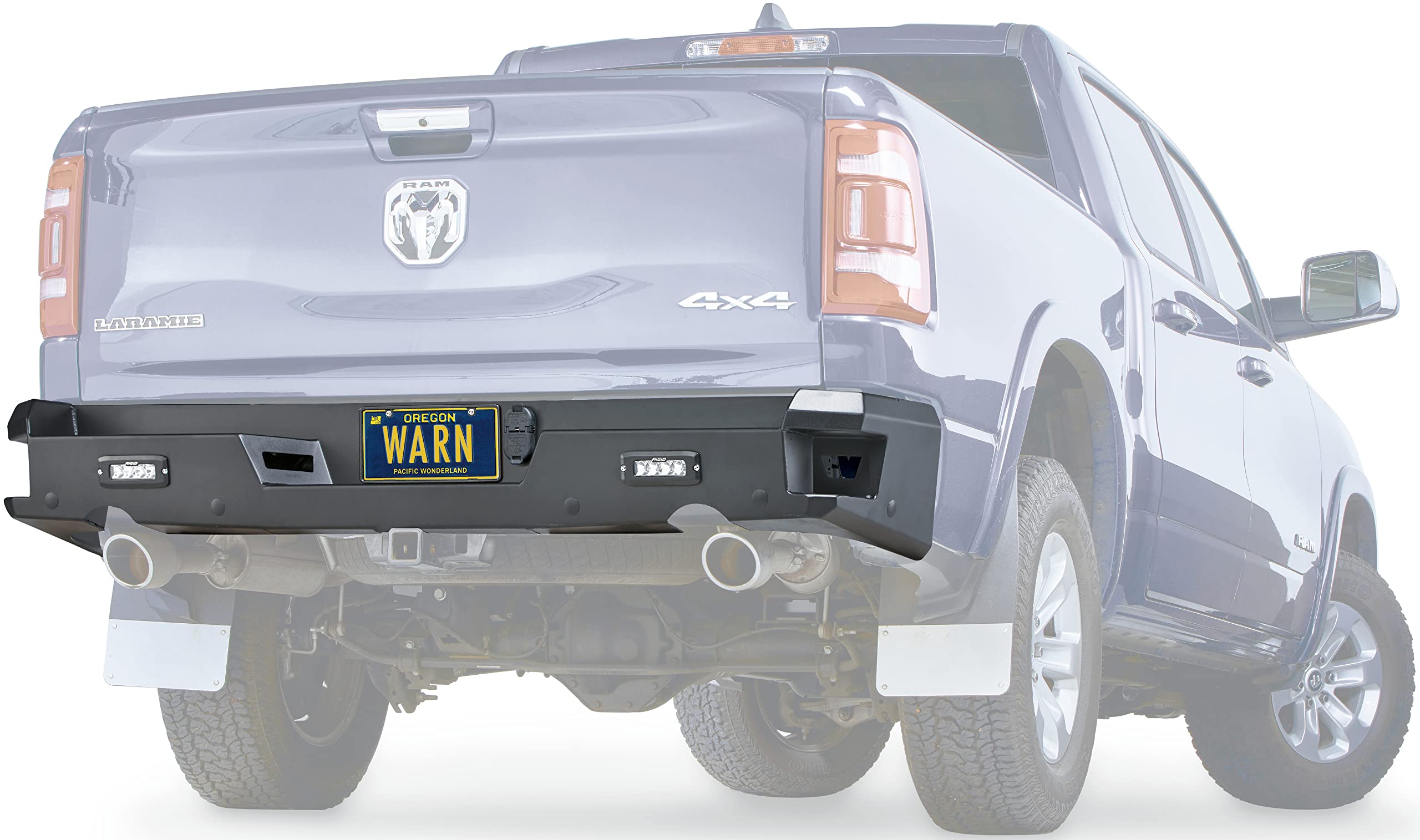Ascent WARN 104823 Rear Bumper, Fits: Dodge Ram 1500 Trucks (2019-2021)