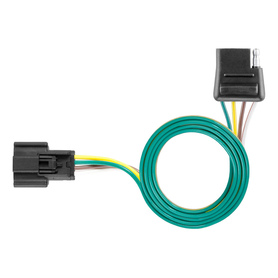 CURT Vehicle-Side Custom 4-Pin Trailer Wiring Harness, Fits Select Cadillac XT4, Lyriq, Chevrolet Blazer EV, Equinox EV, Honda Prologue