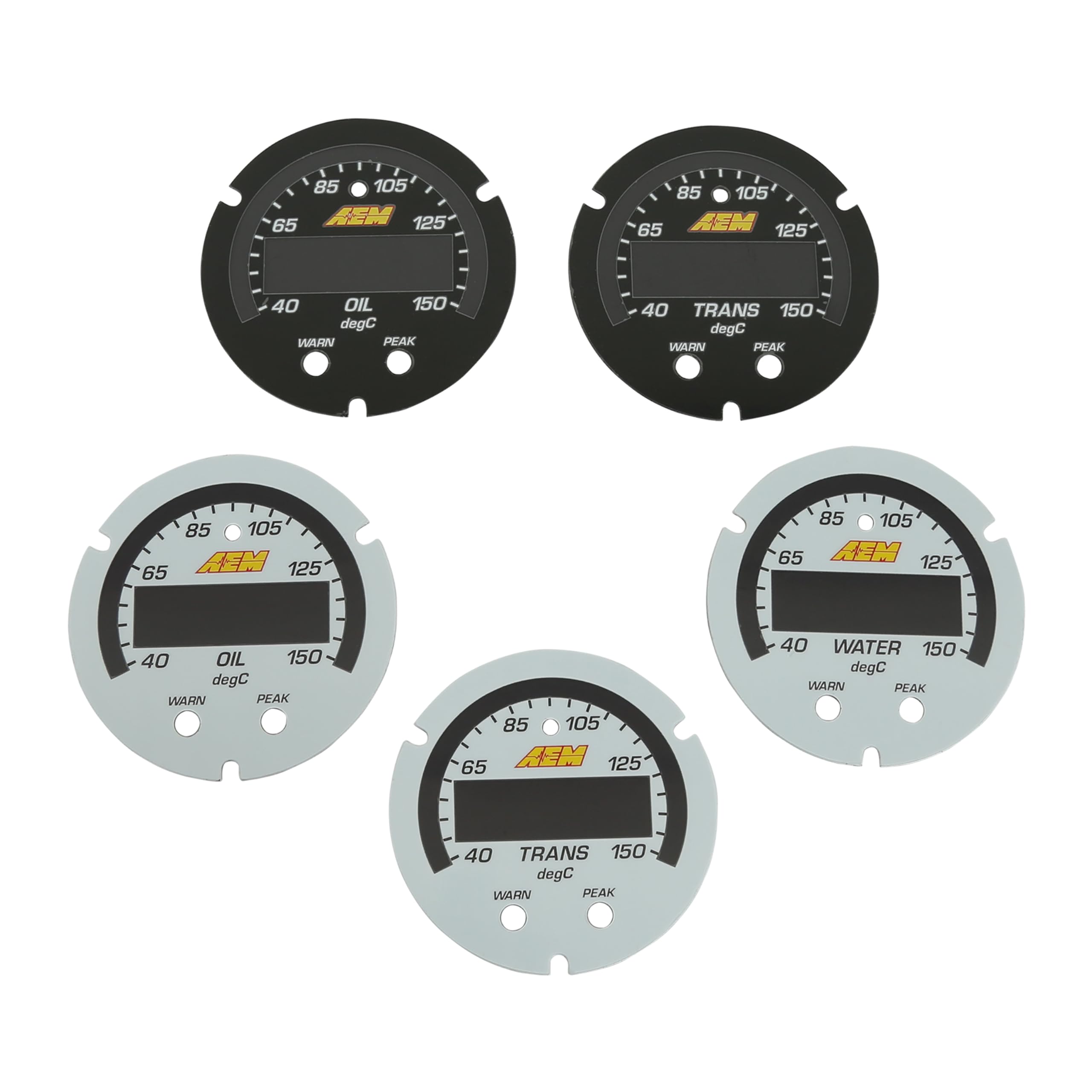 X-Series AEM 30-0302-ACC Temperature Gauge, White