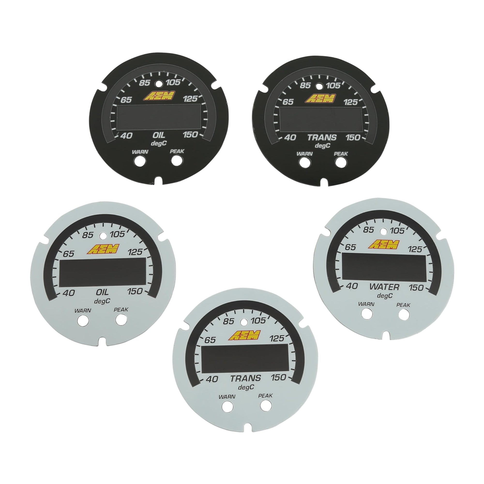 X-Series AEM 30-0302-ACC Temperature Gauge, White