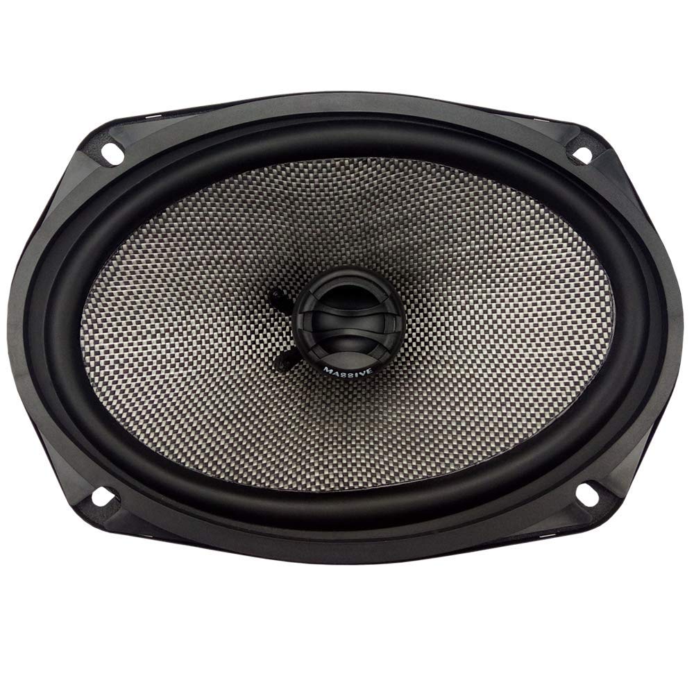 FX69 Massive Audio FX Series 6-Inch x 9-Inch 75-Watt-RMS 2-Way Coaxial Speakers