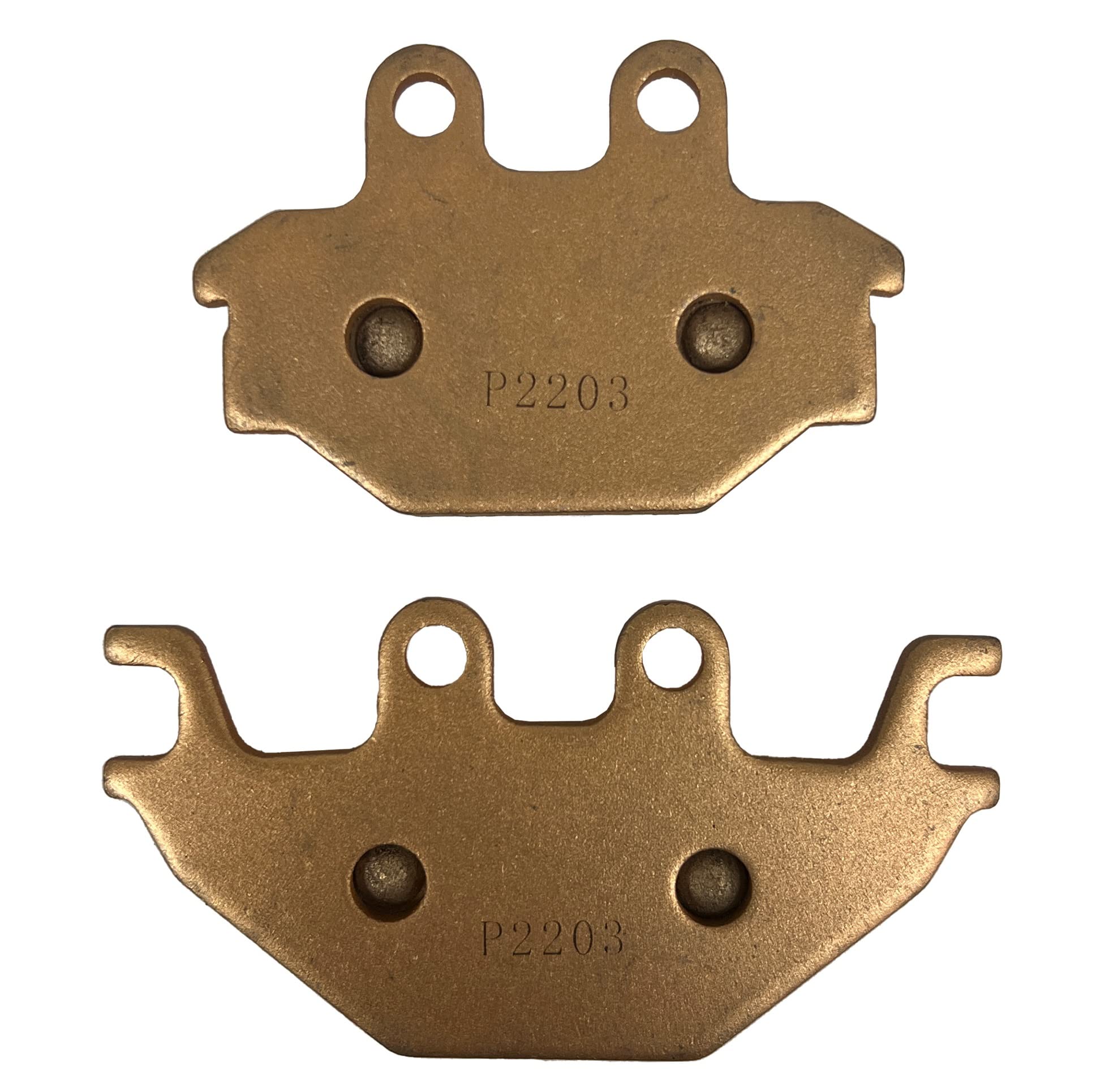 Demon Powersports Sintered Brake Pads Front Left/Right, Rear Left/Right for Kawasaki Brute/DVX 300/300, High Density Sintered Metallic Material For Better Grip (See Fitment Details in Description)