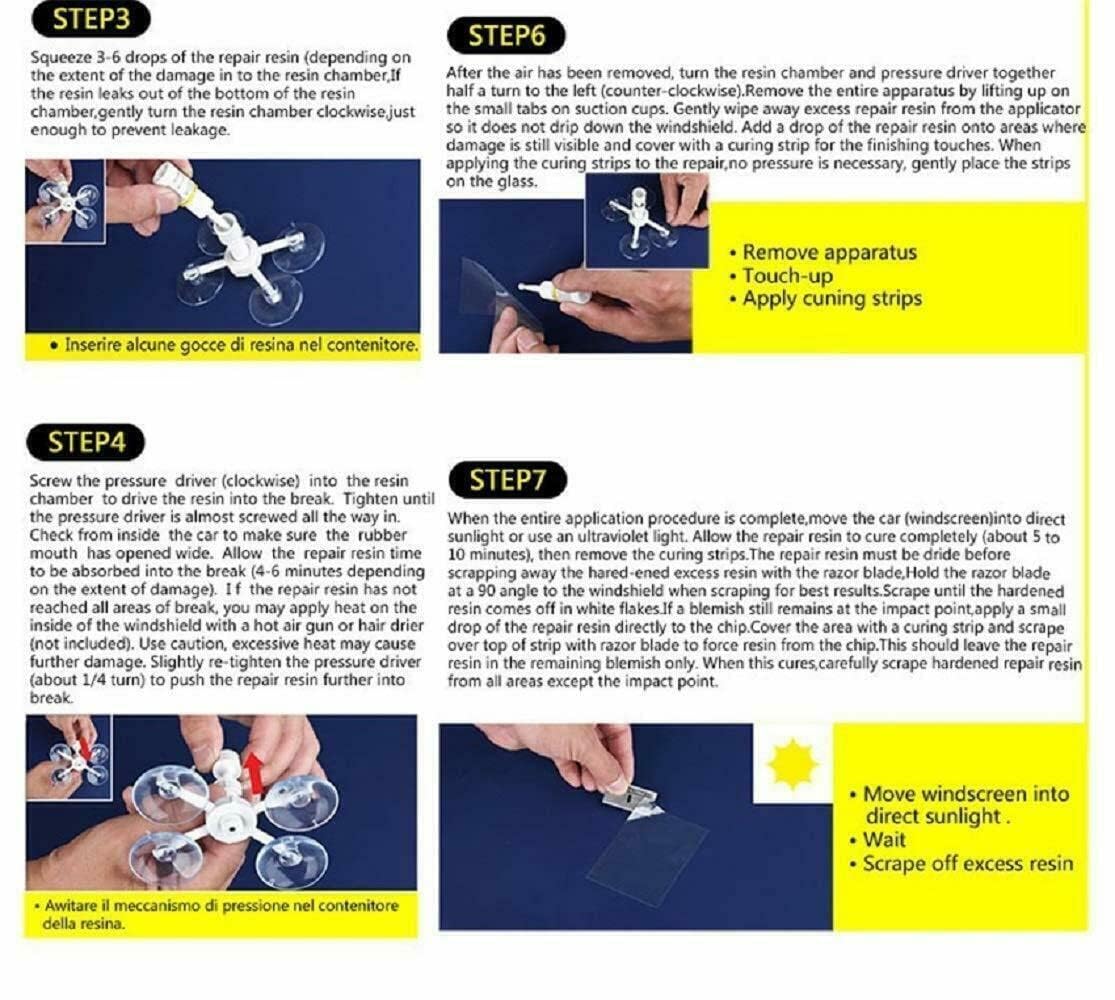 RainX Do it Yourself Windshield Repair Kit Fix a Windshield for Chips, Cracks, Bulll's-Eyes and Stars