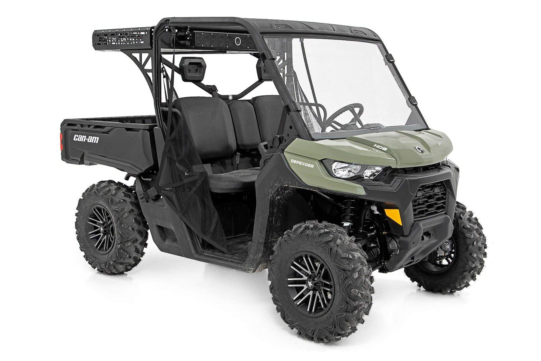 Rough Country Cargo Rack Rear for Can-Am Defender (2017-2025) - Bolt-on Over-Bed Storage