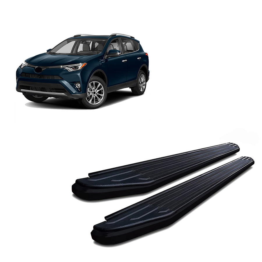 Peerless Black Horse Off Road Running Boards Compatible with 2006-2018 Toyota Rav4-PR-TYRABK