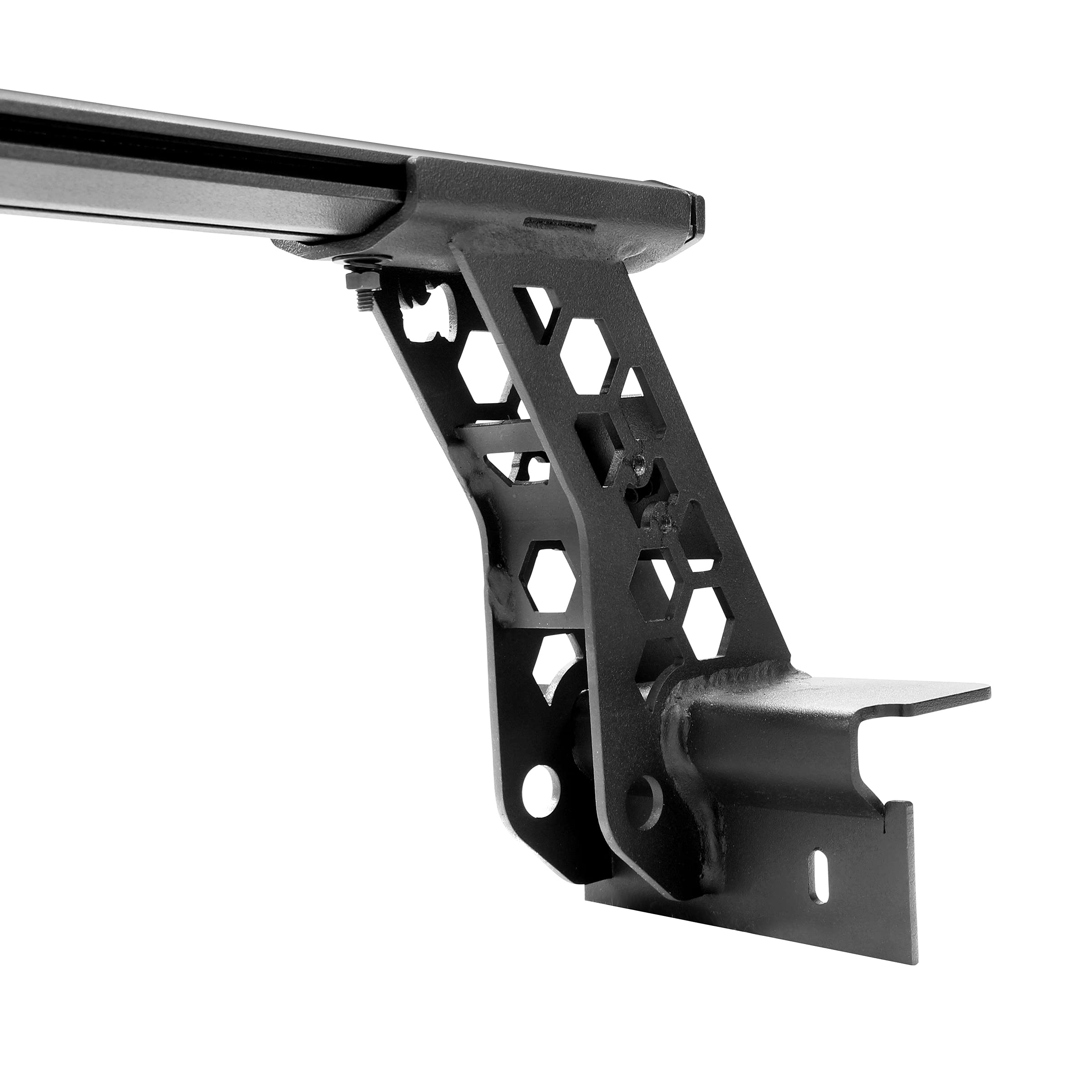 XRS Go Rhino Cross Bars - Bed Rail Kit for Mid-Sized Trucks without Tonneau Covers | Mild Steel, Textured Black | 5935000T | Fits 2005 - 2024 Nissan Frontier & Other Mid-Sized Trucks (See description)