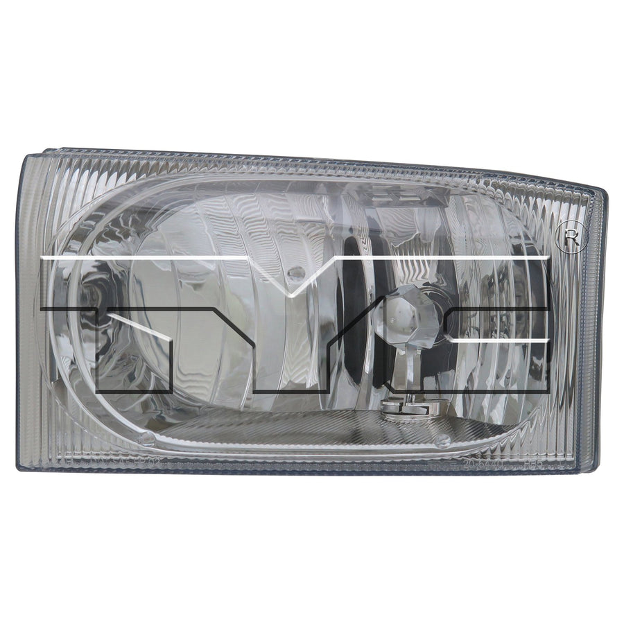 Left TYC Headlight Assembly Compatible with 2002-2004 Ford F- Series Pickup (Hvy Dty)