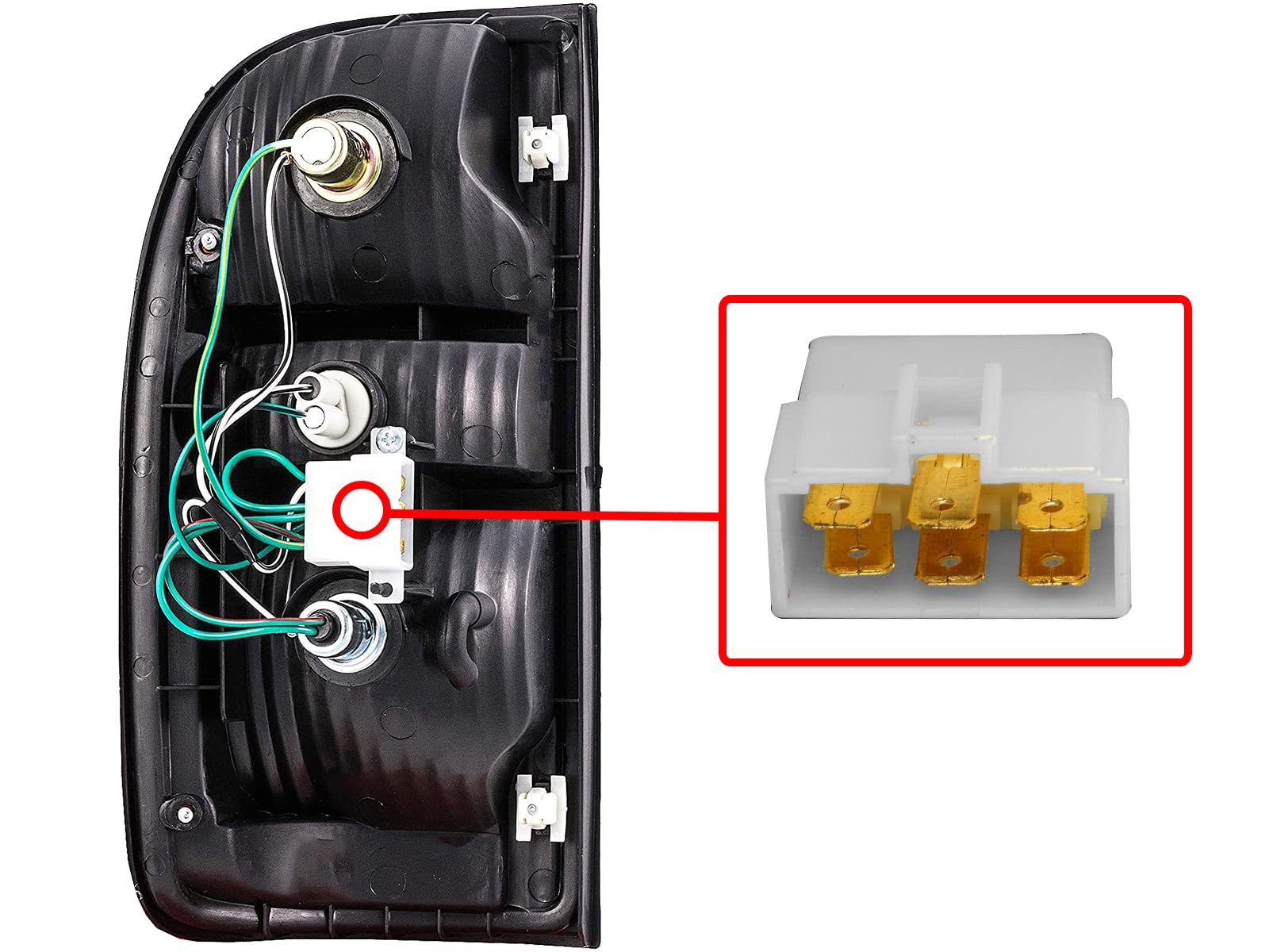 Replacement DEPO 312-1935R-AS Passenger Side Tail Light Assembly