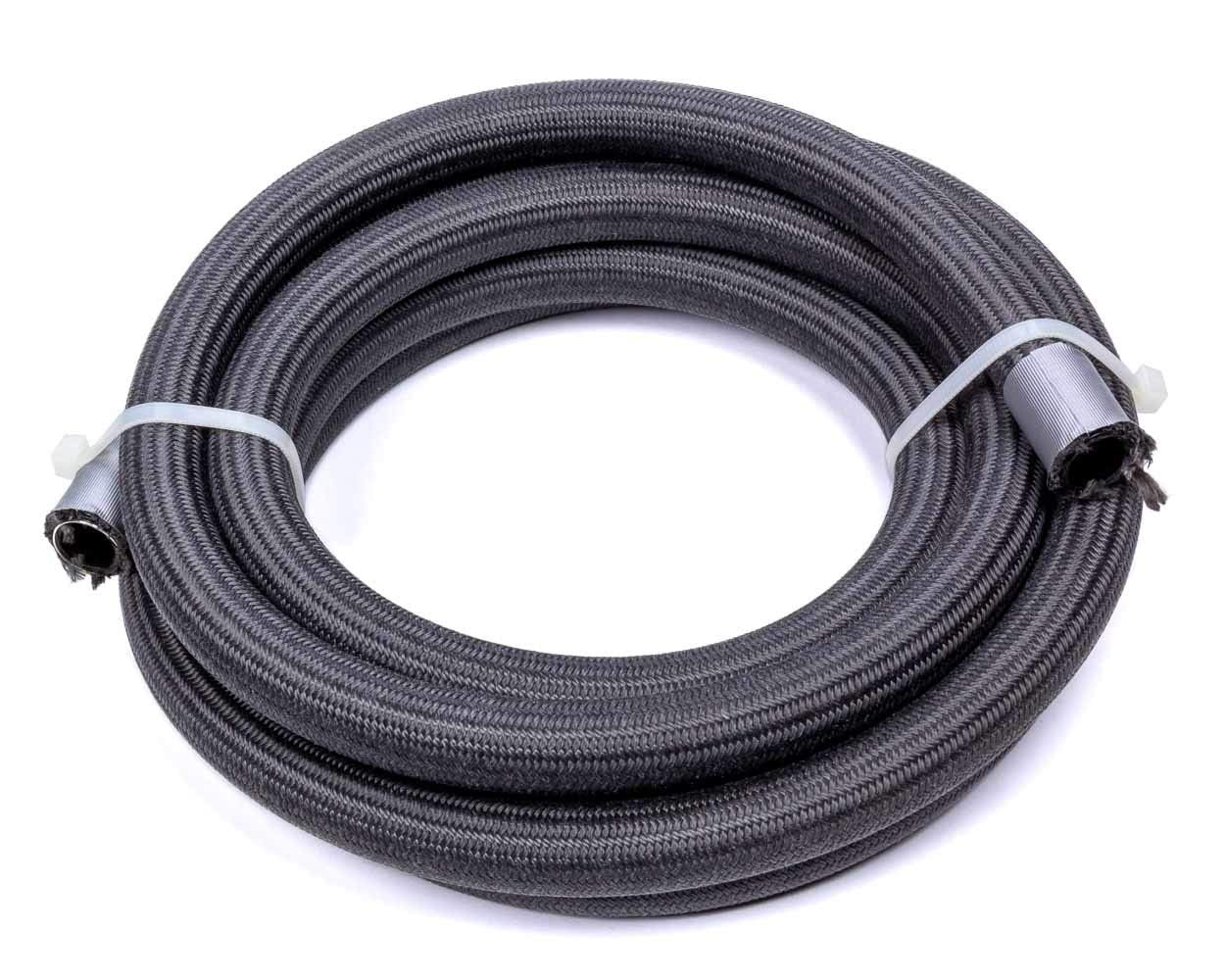 Hose, FRAGOLA 8 an, 6 ft, Braided Fire Retardant Fabric, Wire Reinforced, PTFE, Black, Each