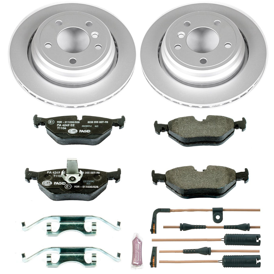 Power Stop ESK3125 Euro-Stop Rear Brake Kit For BMW 525i 2001-2003, BMW 528i 1997-2000, BMW 530i 2001-2003, BMW 540i 1997-2003 [Model Specific]
