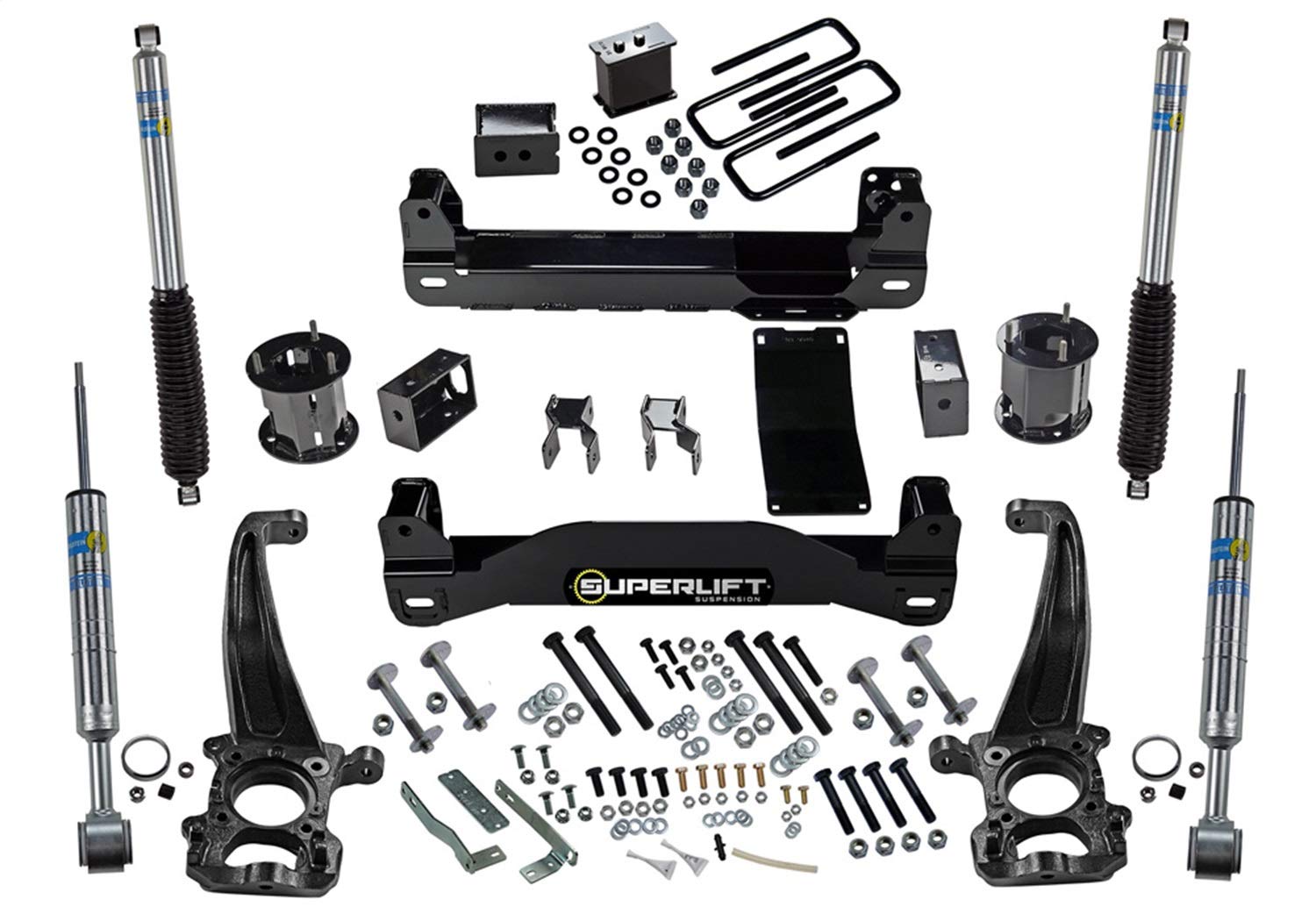 SUPERLIFT SUSPENSION RealTruck 6" Lift Kit for Ford F-150 | Complete Lift Kit with Front & Rear Bilstein 5100 Series Shocks | K174B | Fits 2004-2008 Ford F-150