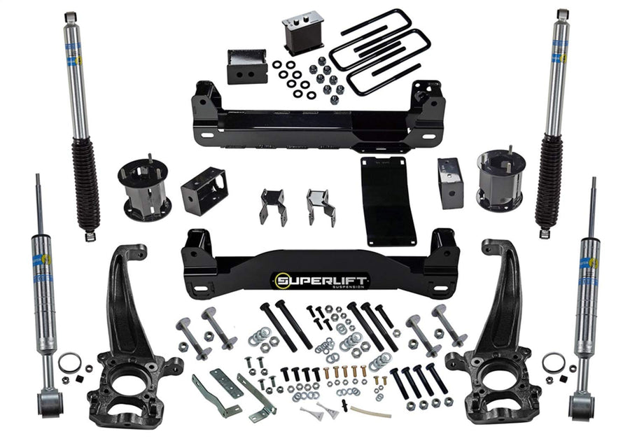 SUPERLIFT SUSPENSION RealTruck 6" Lift Kit for Ford F-150 | Complete Lift Kit with Front & Rear Bilstein 5100 Series Shocks | K174B | Fits 2004-2008 Ford F-150